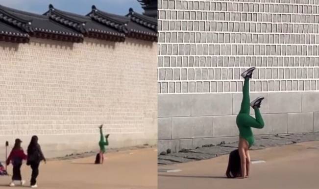 韩媒：越南一女子在首尔景福宫穿紧身衣练瑜伽引韩网民不满<strong></p>
<p>网上理财投资</strong>，当事人回应