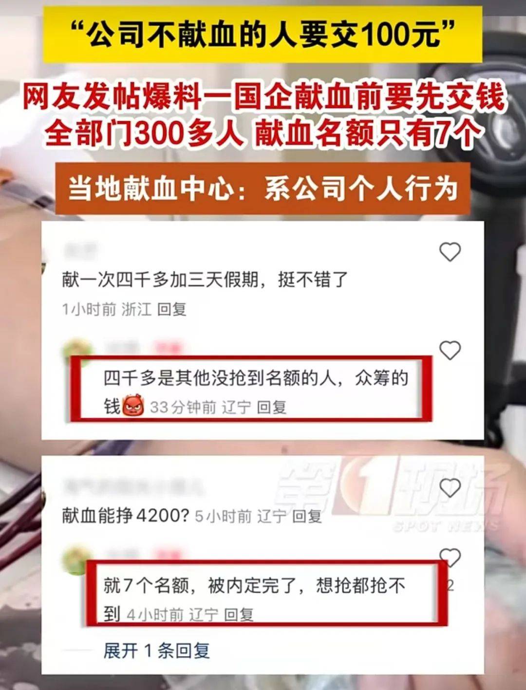 大连一国企被曝要求不献血的人交100元<strong></p>
<p>理财习惯</strong>，当地献血中心：属于该公司个人行为