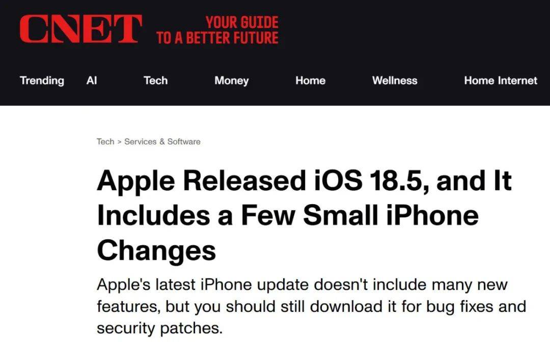 苹果 iOS 18.5 正式版发布<strong></p>
<p>理财百科</strong>，iPhone13用户可以用卫星功能了