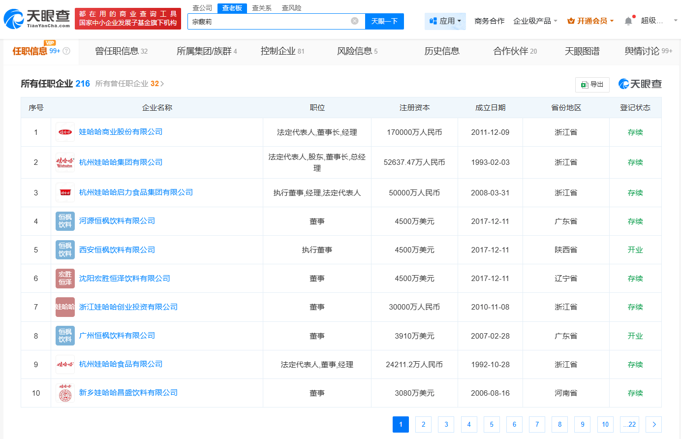 娃哈哈创始人宗庆后的女儿宗馥莉名下多家娃哈哈公司更名为宏胜<strong></p>
<p>最好的投资理财</strong>！被三名自称“同父异母弟妹”在香港法庭起诉