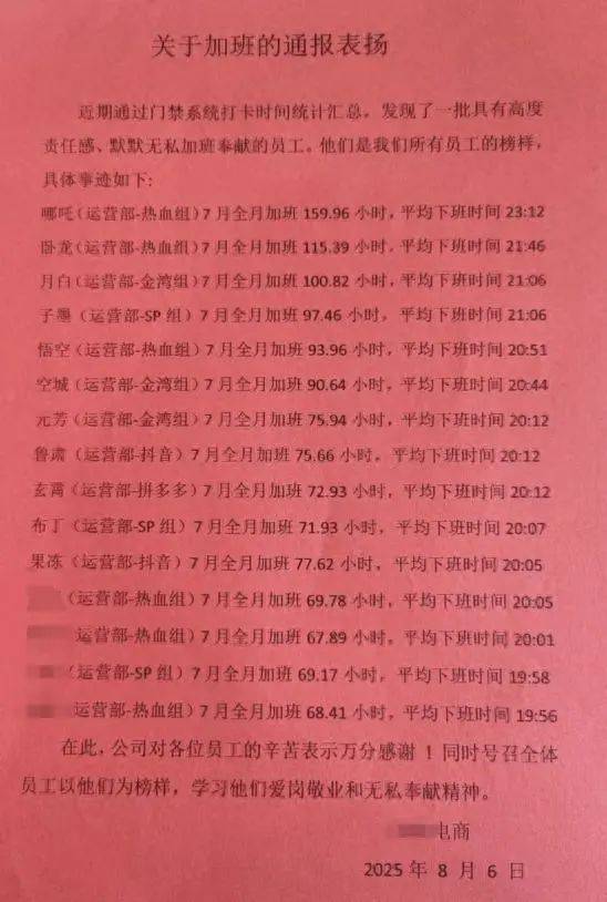 上海一公司通报加班表扬名单<strong></p>
<p>理财规划师证书</strong>，最高时长近160小时，工作人员称非强制，需申请会有加班费