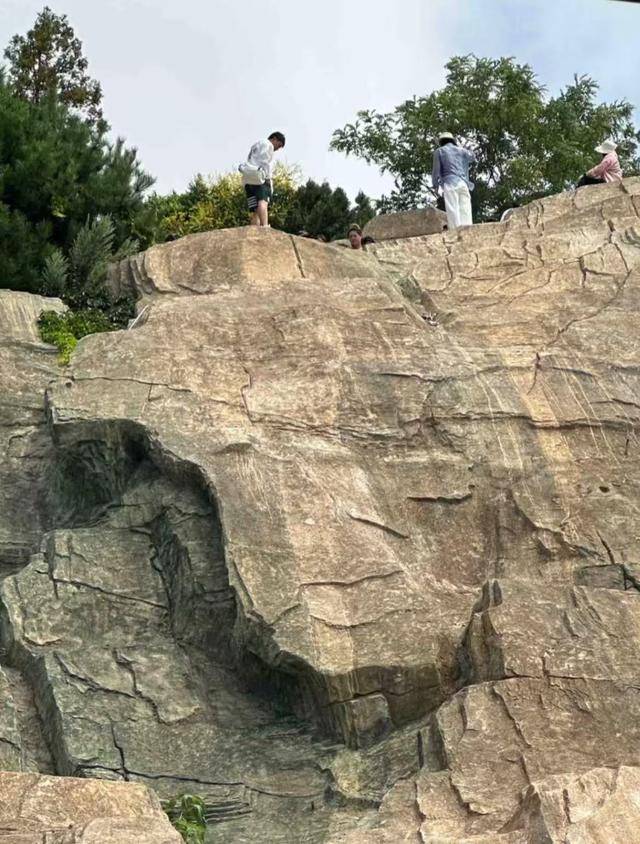 大连一跨海大桥观景台有游客翻栏杆踩空心造景石拍照<strong></p>
<p>菜鸟理财</strong>，当地回应