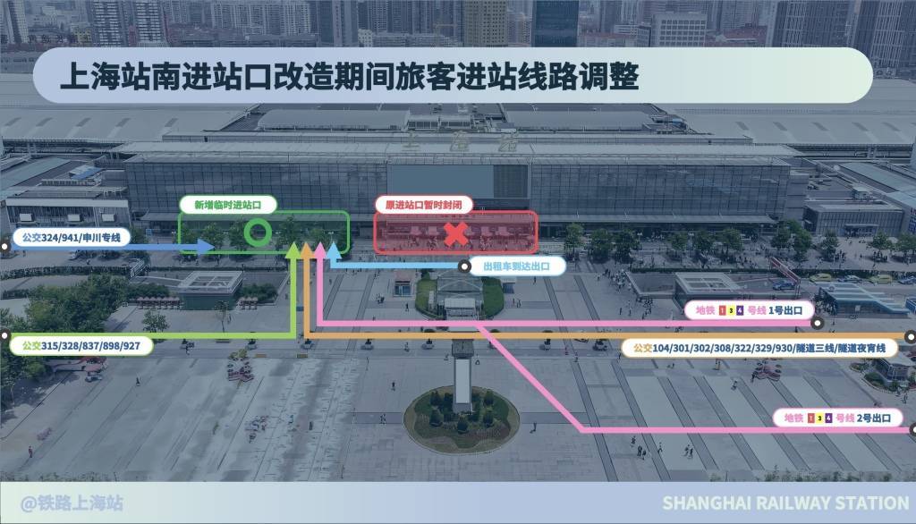 上海火车站南进站口改造明天启动：预计明年1月底完工<strong></p>
<p>虚拟币价格今日行情价格</strong>，将建风雨连廊