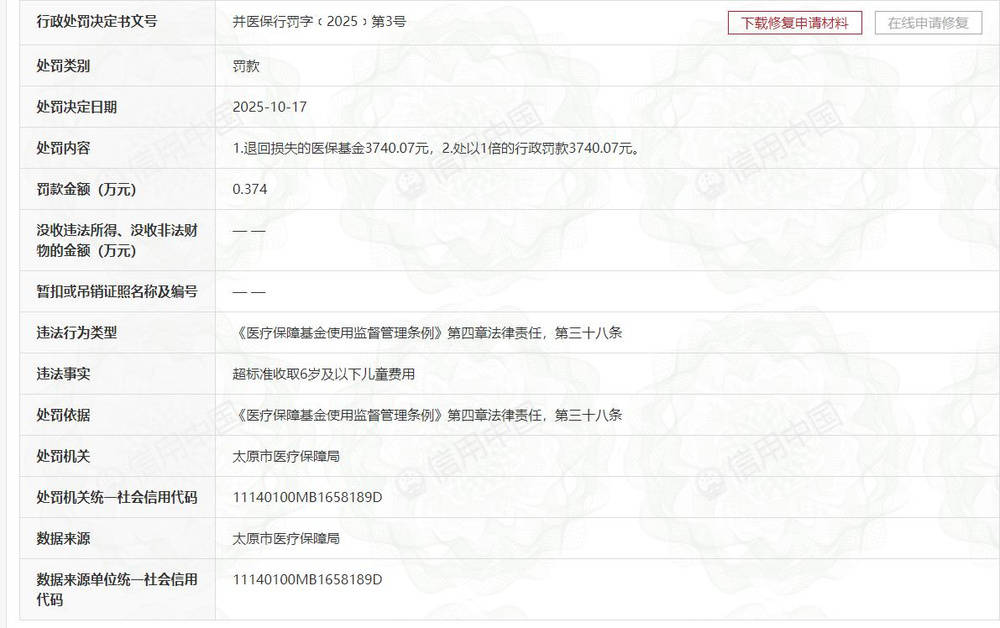 山西省儿童医院超收6岁以下儿童费用<strong></p>
<p>有价值被低估的虚拟币</strong>，退罚金额合计超7400元